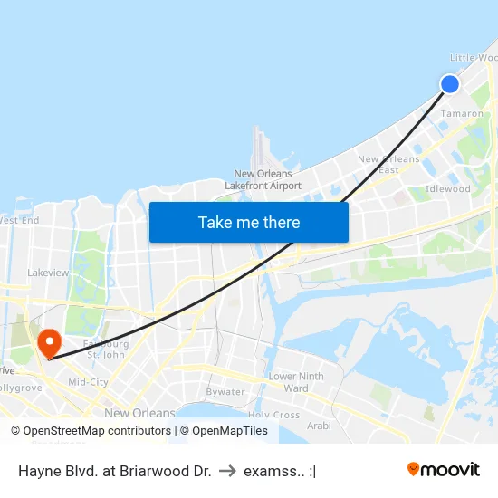Hayne Blvd. at Briarwood Dr. to examss.. :| map