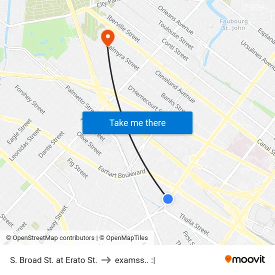 S. Broad St. at Erato St. to examss.. :| map