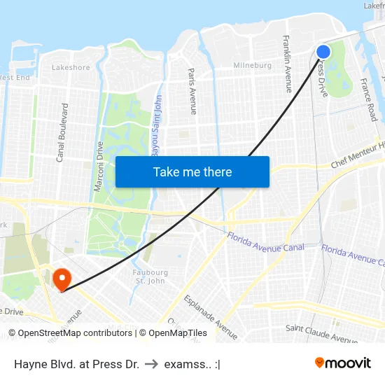 Hayne Blvd. at Press Dr. to examss.. :| map