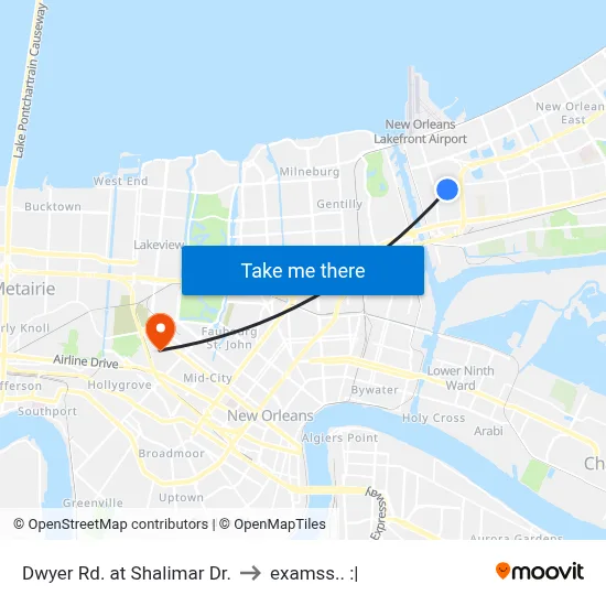 Dwyer Rd. at Shalimar Dr. to examss.. :| map