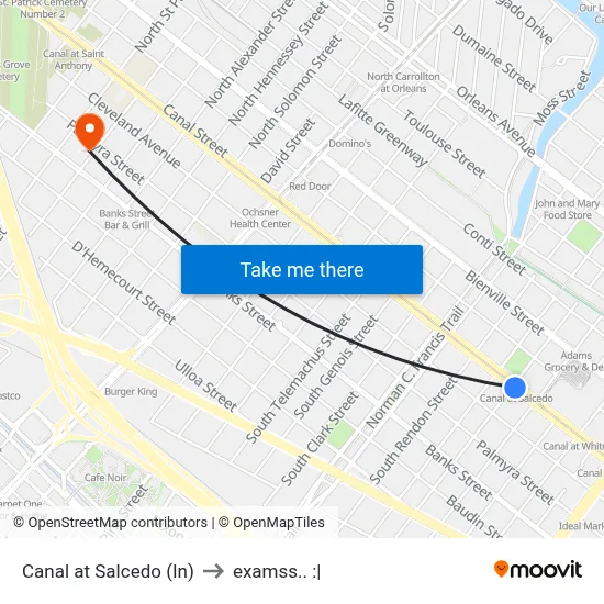Canal at Salcedo (In) to examss.. :| map