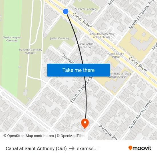 Canal at Saint Anthony (Out) to examss.. :| map