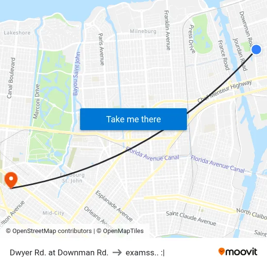 Dwyer Rd. at Downman Rd. to examss.. :| map