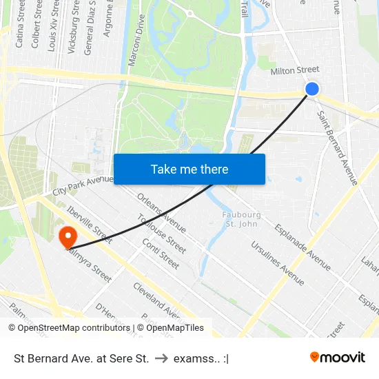 St Bernard Ave. at Sere St. to examss.. :| map