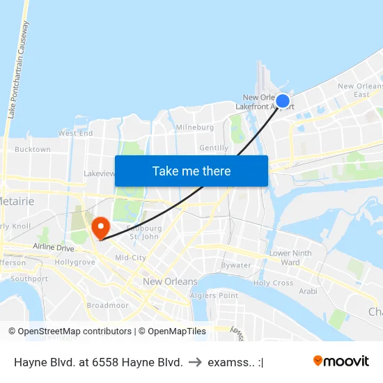 Hayne Blvd. at 6558 Hayne Blvd. to examss.. :| map