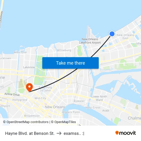 Hayne Blvd. at Benson St. to examss.. :| map