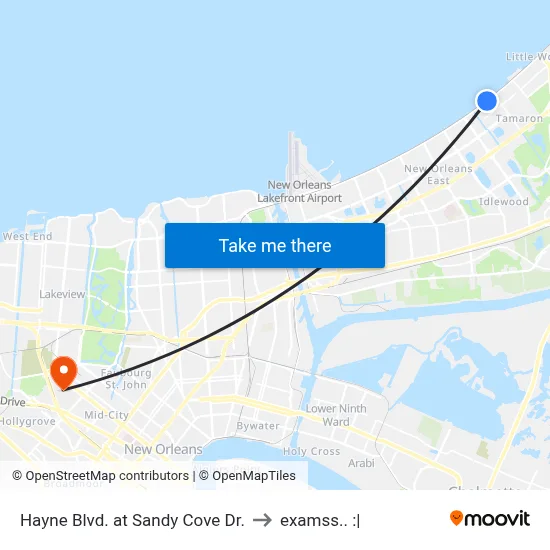 Hayne Blvd. at Sandy Cove Dr. to examss.. :| map