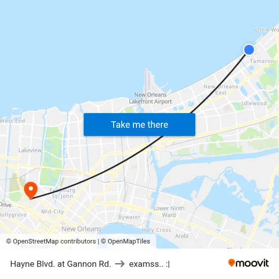 Hayne Blvd. at Gannon Rd. to examss.. :| map