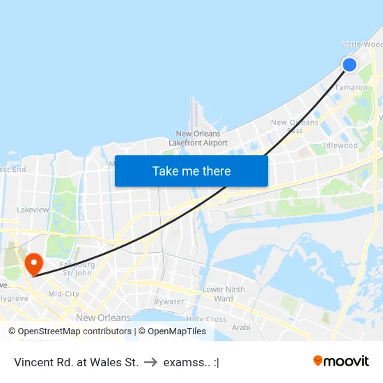 Vincent Rd. at Wales St. to examss.. :| map