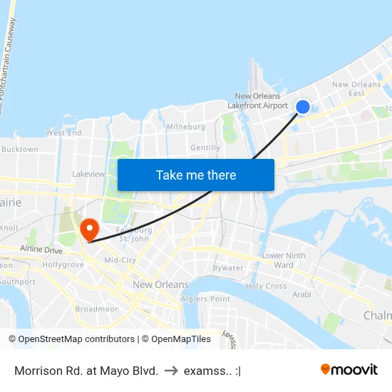 Morrison Rd. at Mayo Blvd. to examss.. :| map