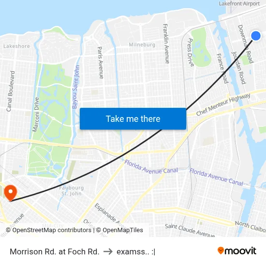 Morrison Rd. at Foch Rd. to examss.. :| map