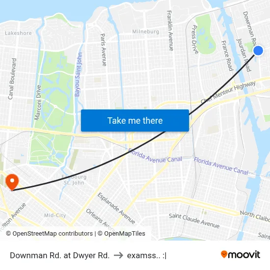 Downman Rd. at Dwyer Rd. to examss.. :| map