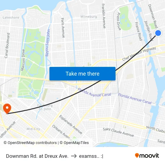 Downman Rd. at Dreux Ave. to examss.. :| map