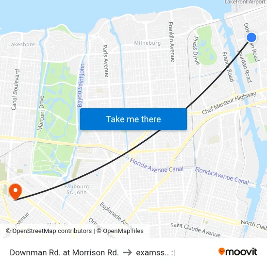 Downman Rd. at Morrison Rd. to examss.. :| map