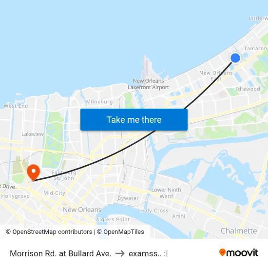 Morrison Rd. at Bullard Ave. to examss.. :| map