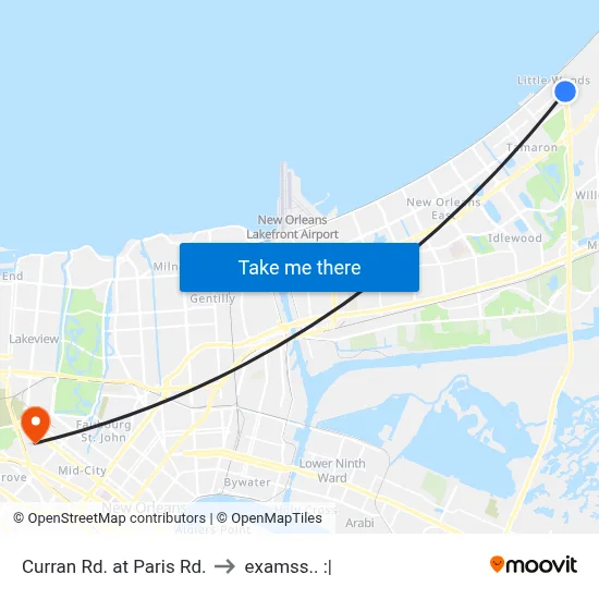 Curran Rd. at Paris Rd. to examss.. :| map