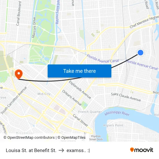 Louisa St. at Benefit St. to examss.. :| map