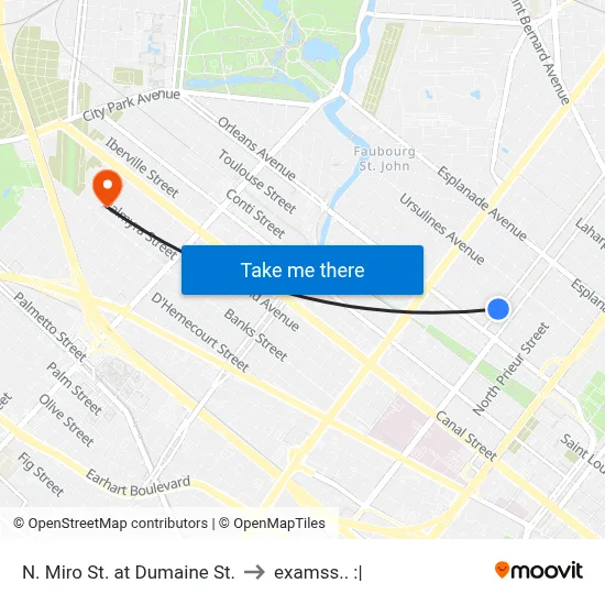 N. Miro St. at Dumaine St. to examss.. :| map