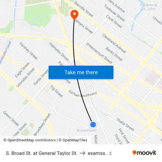 S. Broad St. at General Taylor St. to examss.. :| map