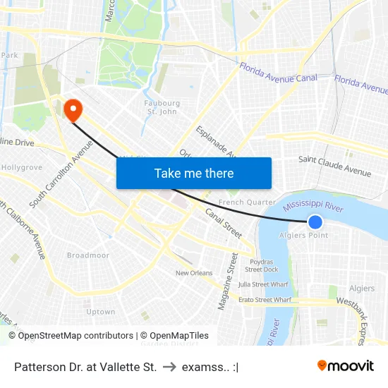Patterson Dr. at Vallette St. to examss.. :| map