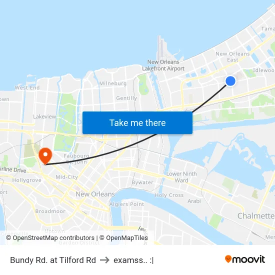 Bundy Rd. at Tilford Rd to examss.. :| map