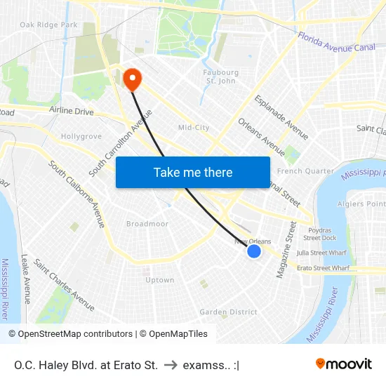 O.C. Haley Blvd. at Erato St. to examss.. :| map