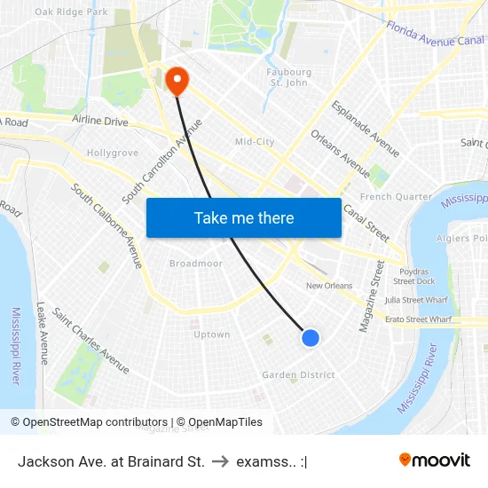Jackson Ave. at Brainard St. to examss.. :| map