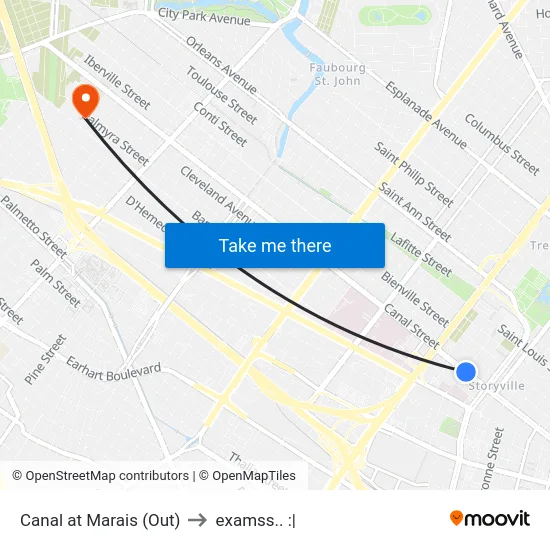 Canal at Marais (Out) to examss.. :| map