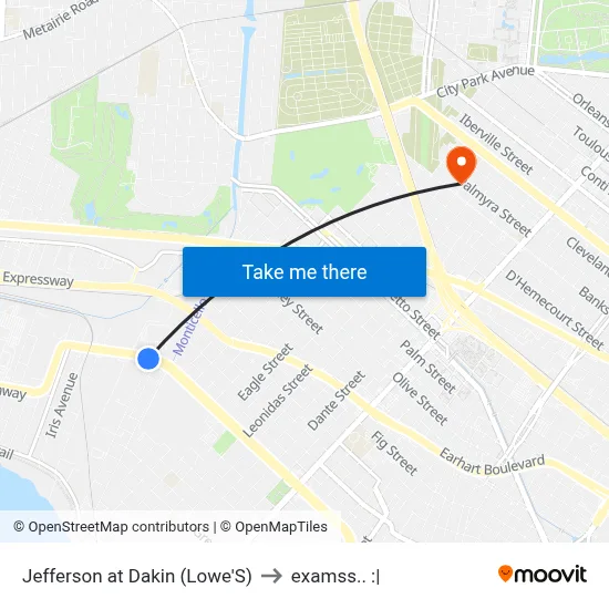 Jefferson at Dakin (Lowe'S) to examss.. :| map