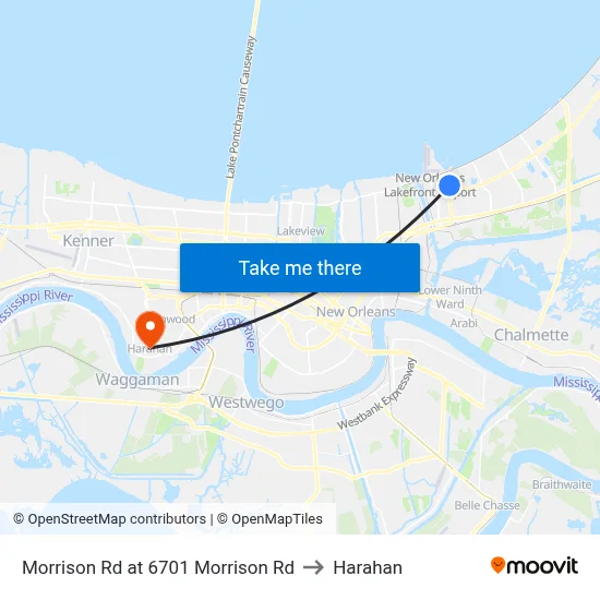Morrison Rd at 6701 Morrison Rd to Harahan map