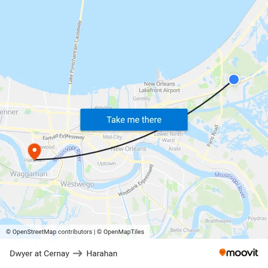 Dwyer at Cernay to Harahan map
