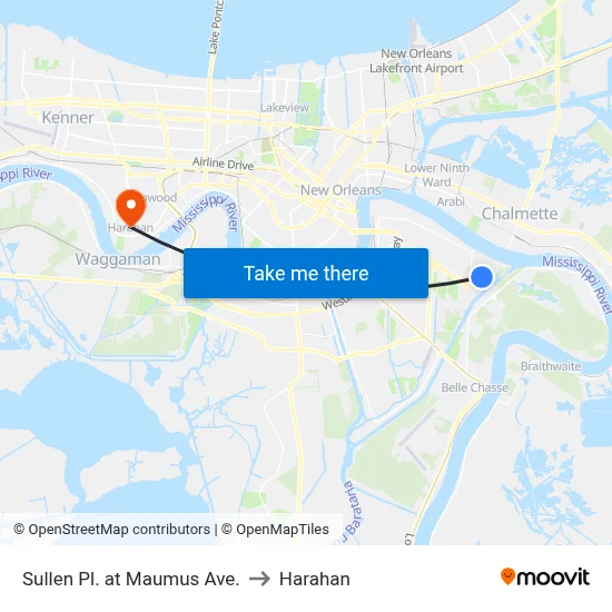 Sullen Pl. at Maumus Ave. to Harahan map