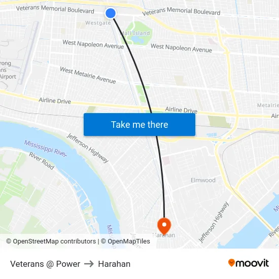 Veterans @ Power to Harahan map