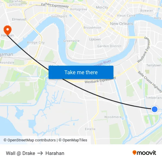 Wall @ Drake to Harahan map