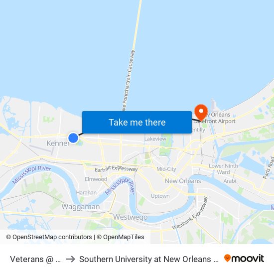 Veterans @ Power to Southern University at New Orleans - Park Campus map