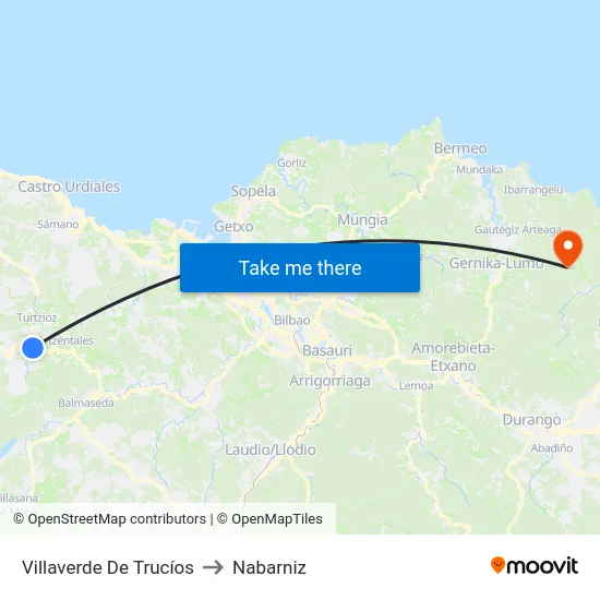 Villaverde De Trucíos to Nabarniz map