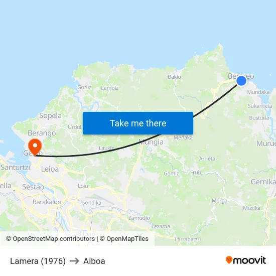 Lamera (1976) to Aiboa map