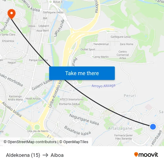 Aldekoena (15) to Aiboa map