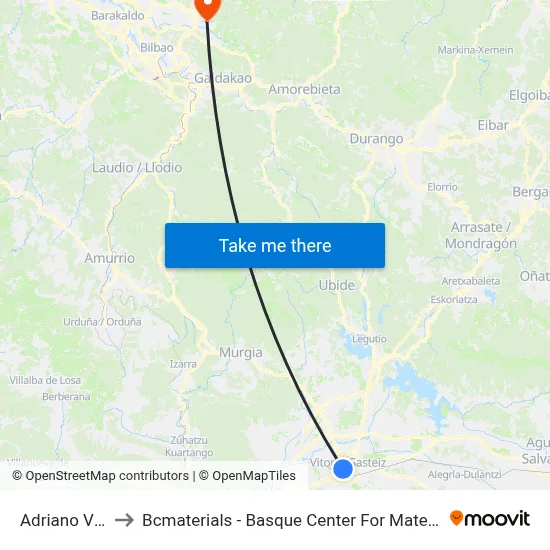 Adriano VI 1 to Bcmaterials - Basque Center For Materials map