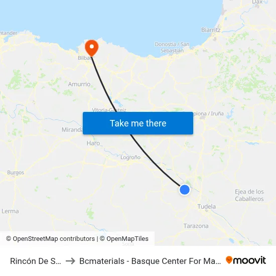 Rincón De Soto to Bcmaterials - Basque Center For Materials map