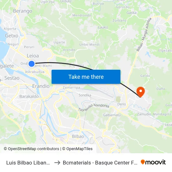 Luis Bilbao Libano (4128) to Bcmaterials - Basque Center For Materials map