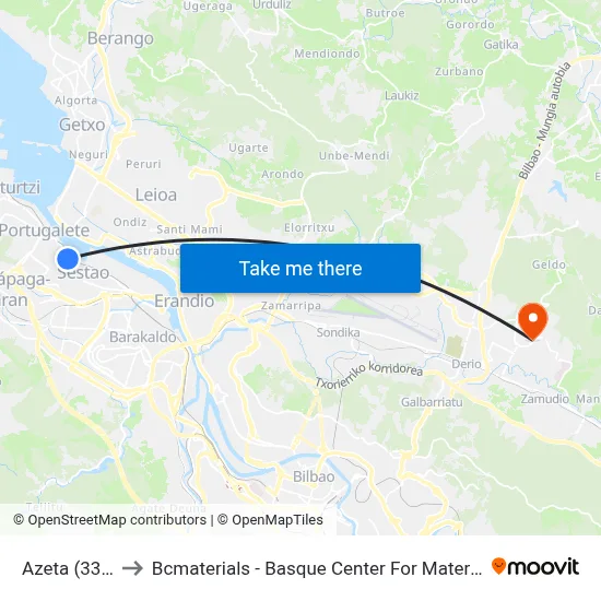 Azeta (337) to Bcmaterials - Basque Center For Materials map