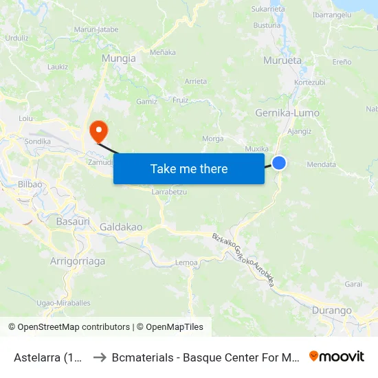 Astelarra (1846) to Bcmaterials - Basque Center For Materials map