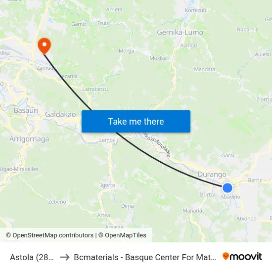 Astola (2808) to Bcmaterials - Basque Center For Materials map