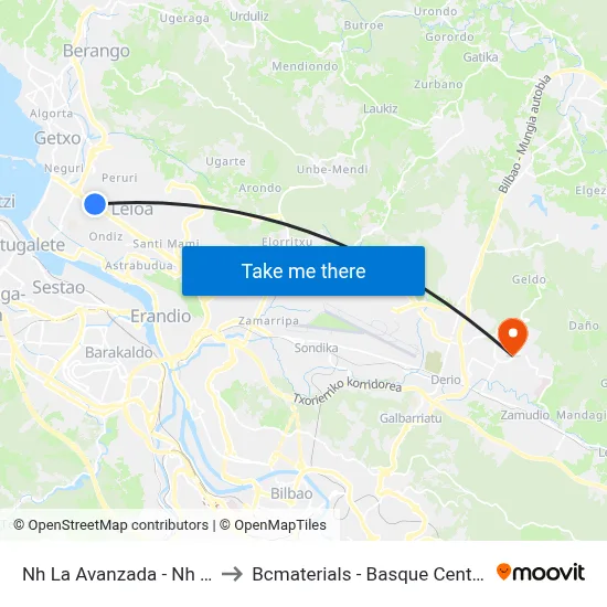 Nh La Avanzada - Nh La Avanzada to Bcmaterials - Basque Center For Materials map