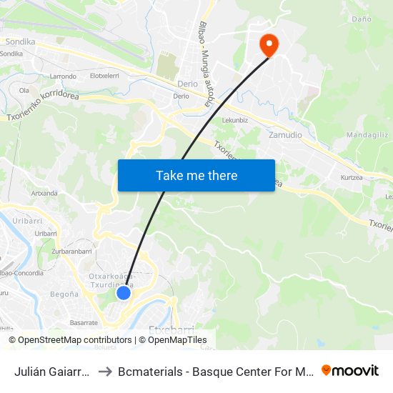 Julián Gaiarre 33 to Bcmaterials - Basque Center For Materials map