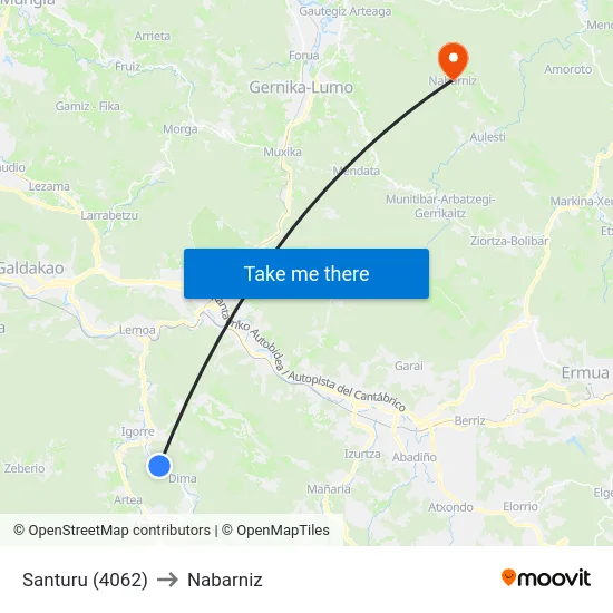 Santuru (4062) to Nabarniz map