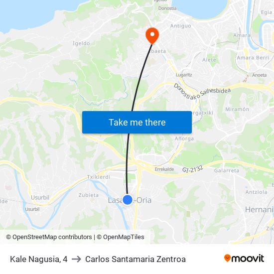 Kale Nagusia, 4 to Carlos Santamaria Zentroa map