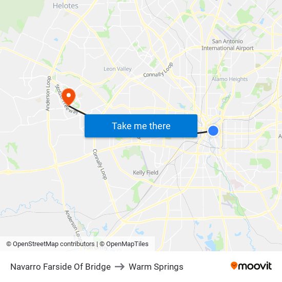 Navarro Farside Of Bridge to Warm Springs map