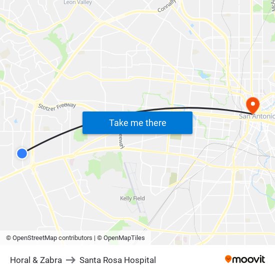 Horal & Zabra to Santa Rosa Hospital map